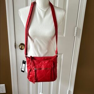 Bueno Vibrant Red Crossbody Bag